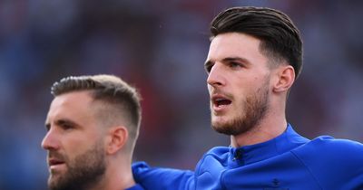 'Agent Shaw' - Manchester United fans all say same thing about Declan Rice message to Luke Shaw