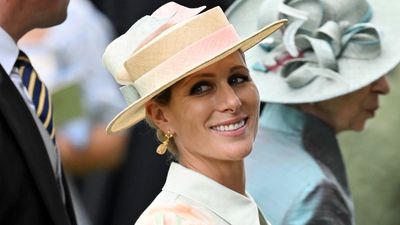 Zara Tindall’s sumptuous pistachio green lily-print dress is giving everything we want from Ascot 2023
