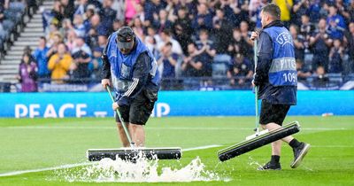 Scotland vs Georgia descends into farce after 90 MINUTE delay due to waterlogged pitch