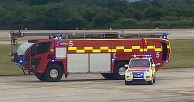 easyJet flight met by fire crews after suddenly returning to Manchester as passengers hear 'grinding noise'