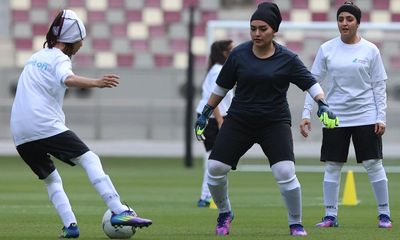 UK parliament calls on Fifa to support exiled Afghanistan women’s team