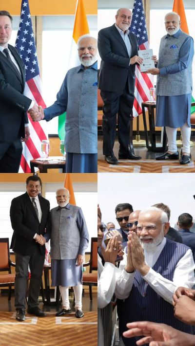 Day one of PM Modi's first state visit to US