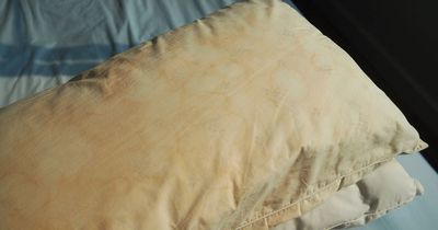 65p cleaning trick gets rid of yellow stains on pillows