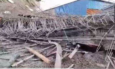 8 injured as flyover slab collapses in Hyderabad's LB Nagar
