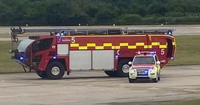 easyJet flight met by fire crews at Manchester as passengers hear 'weird noise'