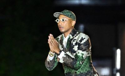 Pharrell Williams makes his Louis Vuitton debut in star-studded Paris show