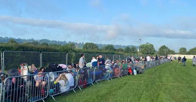 Glastonbury Festival entry queues span as far as the eye can see - with some waiting 15 hours