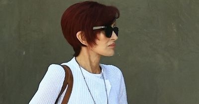 Sharon Osbourne's shrinking frame as she's pictured after weight loss jabs admission