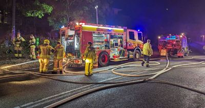 House engulfed in flames in Nelson Bay to be monitored overnight