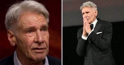 Harrison Ford in tears as he's told 'you mean the world to us' during standing ovation