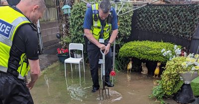 Elderly Nottinghamshire woman's home saved from flooding after water began lapping at her door