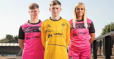 Ayr United launch new striking pink and black away kit