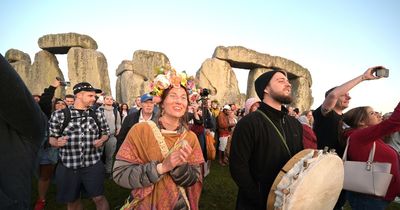 Thousands from across UK gather at Stonehenge to mark first day of summer