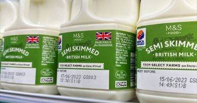 Marks and Spencer makes change to milk