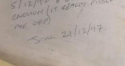 Housebuyer in hysterics at note previous owner left under wallpaper in 1990s