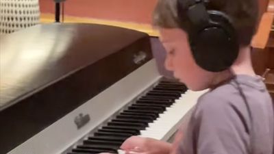 Watch 6-year-old multi-instrumentalist Miles Bonham recording at Electric Lady Studios on Stevie Wonder’s Rhodes and Questlove’s drums