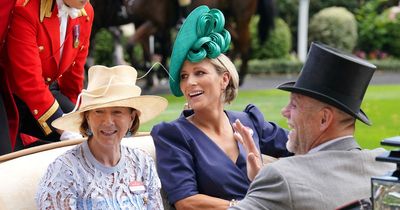 Zara Tindall has loving moment with Mike as they join glam Sophie at Royal Ascot
