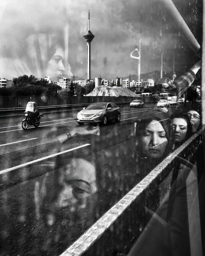 Iranian women asleep on a bus … Farnaz Damnabi’s best photograph