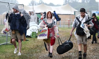 Glastonbury 2023: festival officially begins amid torrential downpours