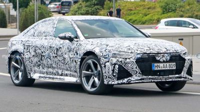 Next-Gen Audi RS7 Spied Hiding Under S6 Body With Wide Fenders, Odd Exhaust