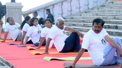 International Yoga Day celebrated across Belagavi