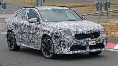 2024 BMW X2 Loses Some Camouflage, Spied In M35 Trim Near Nurburgring