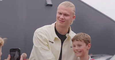 What Man City striker Erling Haaland did when asked for a selfie with Manchester United fan