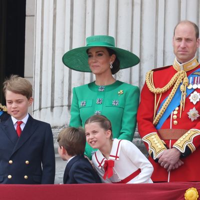 Princess Charlotte and Prince Louis Accidentally Bumped Heads at Trooping the Colour