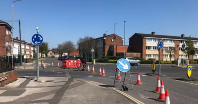 Busy Newark road closed again as another sinkhole appears