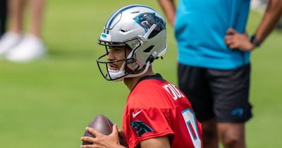 Bryce Young "surprised" new Carolina Panthers teammates in practice