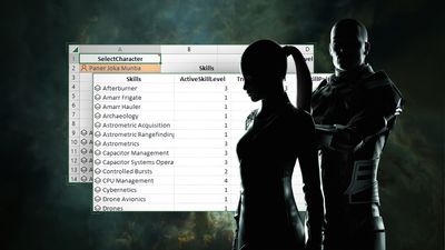 Eve Online's Microsoft Excel plug-in is now live and will help players analyse data