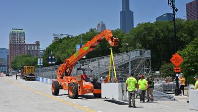 NASCAR course takes shape at Grant Park: ‘We’ve never built anything this large this fast’