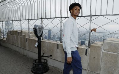 PHOTOS: Amen, Ausar Thompson take in New York spotlight ahead of 2023 NBA draft