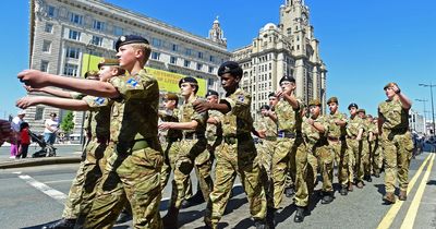 Armed Day Forces events across Merseyside
