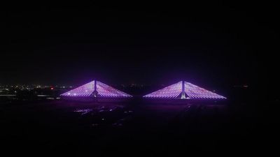 Karimnagar gets a new iconic landmark - a cable-stayed bridge