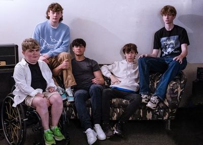 ‘We’ve only played in a pub to 50 parents!’: meet Askew, one of Glastonbury’s youngest ever bands