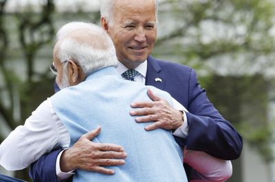 Biden warmly welcomes India's Modi despite questions about human rights issues