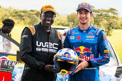 Loubet faced "biggest responsibility" driving Kenyan president at WRC Safari Rally