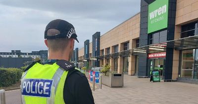 Edinburgh police patrol busy retail park following reports of antisocial behaviour