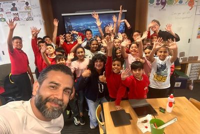 Refugee director Hassan Nazer inspires Glasgow pupils to make films for festival