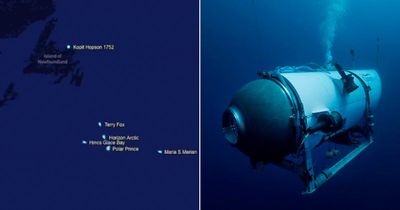 Titanic submarine search scramble seen in busy graphic as fleet of ships dispatched