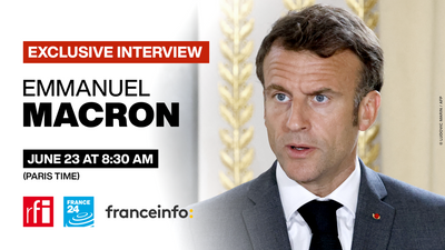 French President Emmanuel Macron to give exclusive interview to FRANCE 24