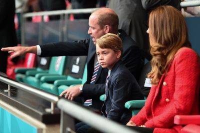 The sign Prince George is preparing to follow in Prince William's Eton footsteps as he makes prestigious visit