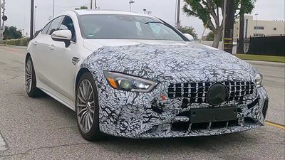 2024 Mercedes-AMG GT63 S E Performance Spied With Wonky Tailpipes