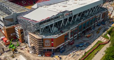 Changes ahead as Anfield Road stand development nears completion