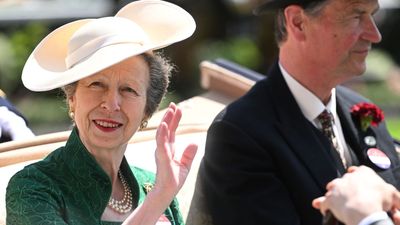 Princess Anne's beautiful emerald green gown steals the show for day three of Royal Ascot but it's her sweet nod to Queen Elizabeth that we love the most