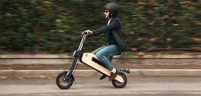 This Bamboo E-Bike Can Fold Up in Just Seven Seconds