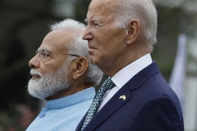 Once banned from entering the U.S., Indian Prime Minister Narendra Modi is now signing deals in defense and chips with President Joe Biden