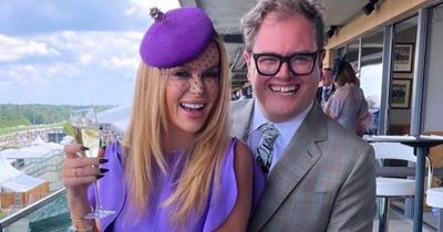 Amanda Holden praised as 'best-looking woman at Royal Ascot' in figure-hugging silky purple dress