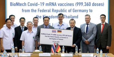 Germany donates bivalent Covid-19 jabs